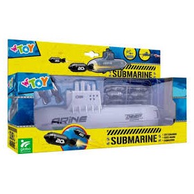 SOTTOMARINO CON LANCIATORE C/ACCESSORI