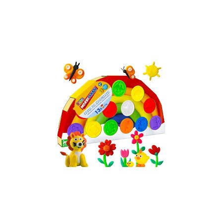 PLASTILINA MORBIDA 13X25 ARCOBALENO