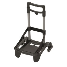 TROLLEY PORTAZAINO 3 RUOTE NERO