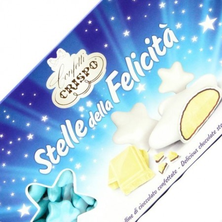 CONFETTI STELLE FELICITA' PERLA CELESTE 500GR