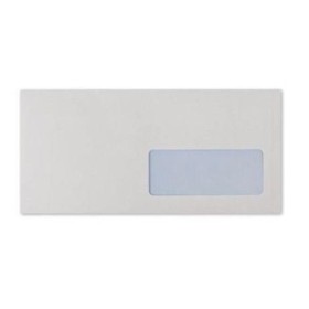 BUSTE BIANCHE 11X23 C/FINESTRA ADES.