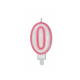 CANDELE CM 8 ROSA/BIANCA N0