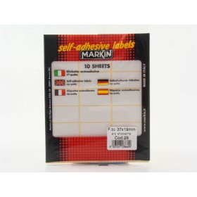 ETICH. ADES. IN BUSTA MARKIN 37X19