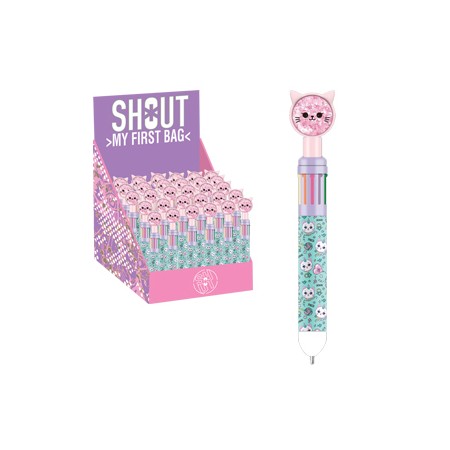 BIRO 10 COLORI KITTYCORN PZ.36