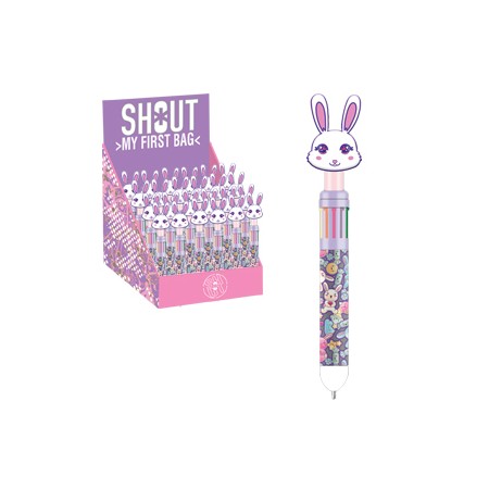 BIRO 10 COLORI RABBIT