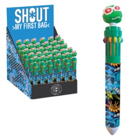 BIRO 10 COLORI DINOSAURI