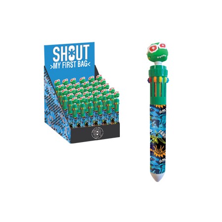 BIRO 10 COLORI DINOSAURI