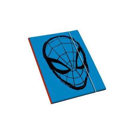 CARPETTE CON ELASTICO A4 SPIDERMAN