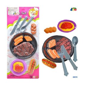 SET CUCINA C/PIATTI DI CARNE E PASTA