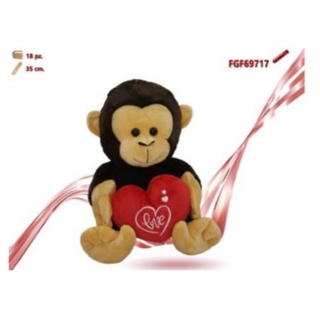 SCIMMIA CON CUORE CM.35