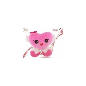 CUORE CON PIEDI ROSA CM.55