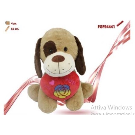 CANE CON CUORE CM.55