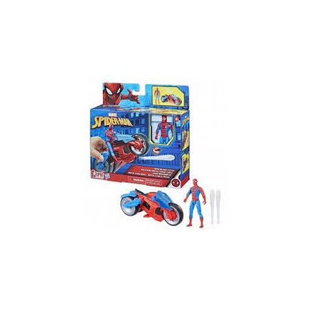 MOTO SPIDERMAN CON PERSONAGGIO