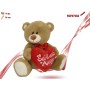 ORSO PELUCHE CON CUORE CM.35