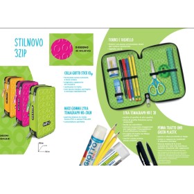 CORREDI 3 ZIP UNICA TINTA GIOTTO