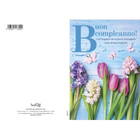 BIGLIETTI MARPIMAR B/COMPLEANNO C/GLITTER