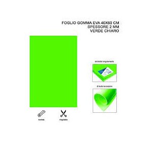 GOMMA EVA 40X60 VERDE CHIARO