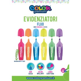 EVIDENZIATORI GRIP COLOR PREMIUM GIALLO FLUO