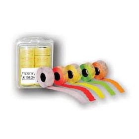 ROTOLI X PREZZATRICE 26X12 ARANCIO PZ 16