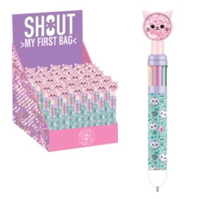 BIRO 10 COLORI KITTYCORN PZ.36