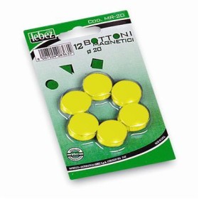 BOTTONI MAGNETICI 20MM GIALLO