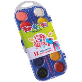 ACQUARELLI X 12 TOY COLOR