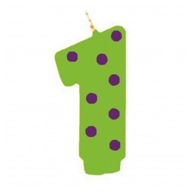 CANDELE POIS VERDE N.1