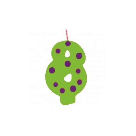 CANDELE POIS VERDE N.8