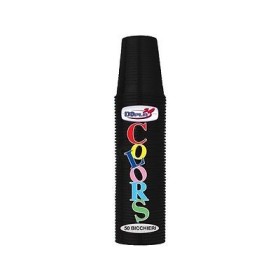 BICCHIERI 50PZ COLORE NERO