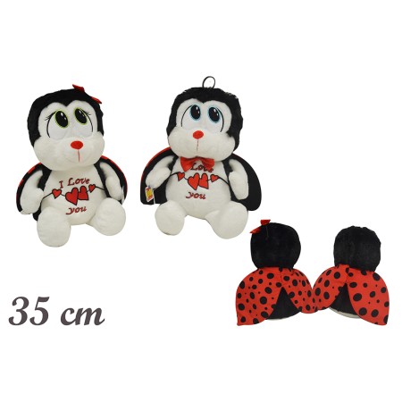 PELUCHE COCCINELLA 35CM