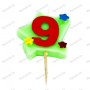 CANDELINE NUMERO SU STELLA N. 9