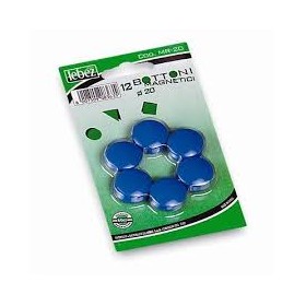 BOTTONI MAGNETICI 20MM BLU