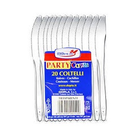 COLTELLI TRASPARENTI PZ.20