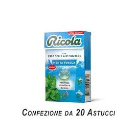 ASTUCCI CARAMELLE RICOLA 50GR MENTA FRESCA