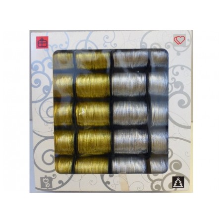 ROCCHETTI CORDONCINI ORO/ARG. PZ 20