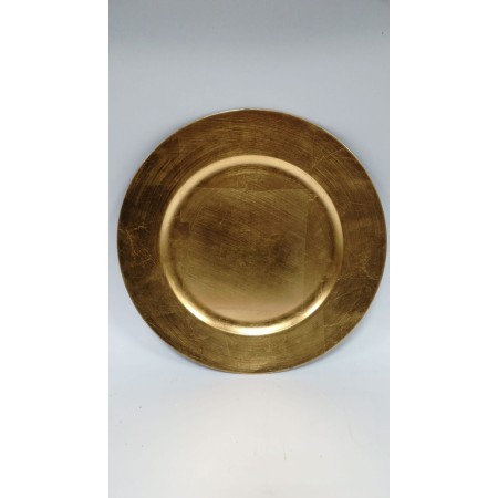 SOTTOPIATTO ORO 33CM