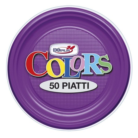 PIATTI PICCOLI 50PZ COLORE VIOLA