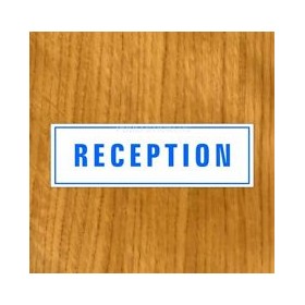 TARGHETTE ADESIVE RECEPTION (PREZZO X CONFEZIONE DA 5)