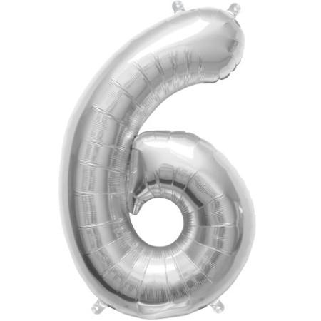 MYLAR 41CM POLLICI ARGENTO 6