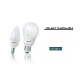 LAMPADINE A RISP. EN. FLUO E14 SFERA 9W
