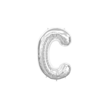 MYLAR 41CM LETTERE ARGENTO C