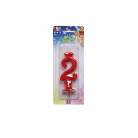 CANDELE CERA ROSSO N.2