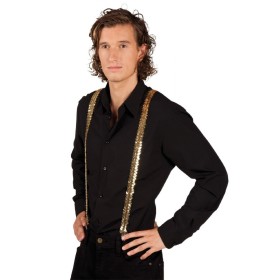 BRETELLE GLITTER ORO