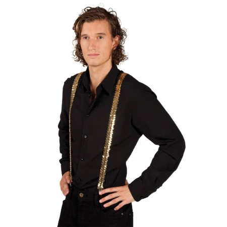 BRETELLE GLITTER ORO