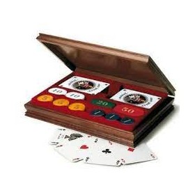 PORTACARTE+ 100 FISH IN LEGNO ART 815