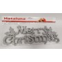 SCRITTE MERRY CHRISTMAS 30CM