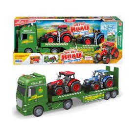 CAMION FRIZIONE TRASPORTO MEZZI AGRICOLI LUCI SUONO E.LUCI