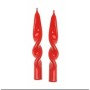 2 CANDELE AD ELICA ROSSE