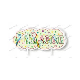 CANDELE SAGOMATE 18 ANNI