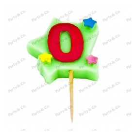 CANDELINE NUMERO SU STELLA N. 0